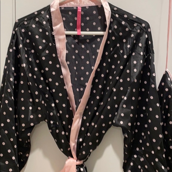 Seven ‘til Midnight black with pink polka dots set - Picture 3 of 6